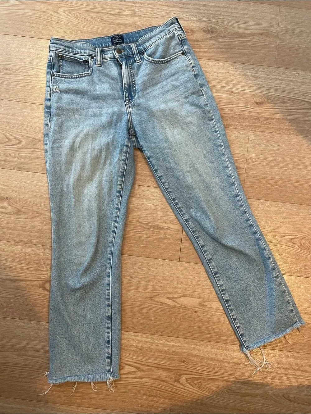 J. Crew Light Blue Straight-Leg Jeans